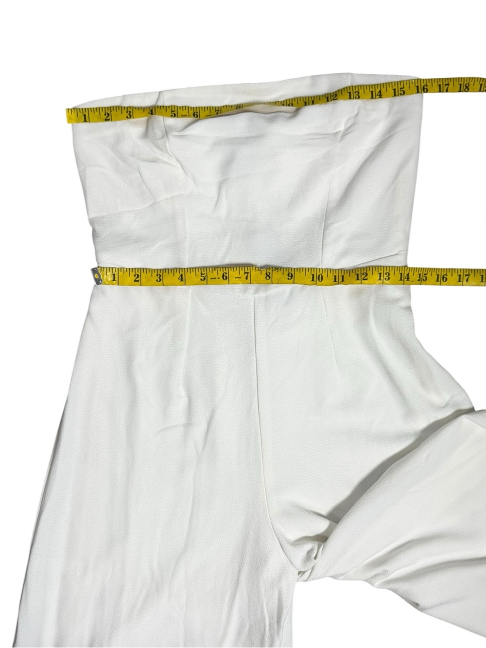 Wild Fable White Wide Leg Jumpsuit Removable Straps Size M NWT - Picture 3 of 9